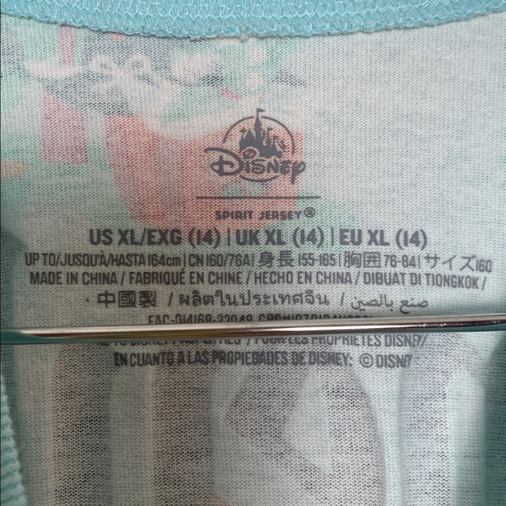 Disney Light Blue Holiday Sweatshirt Size XL (14) - Picture 6 of 8
